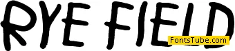 Rye field Font
