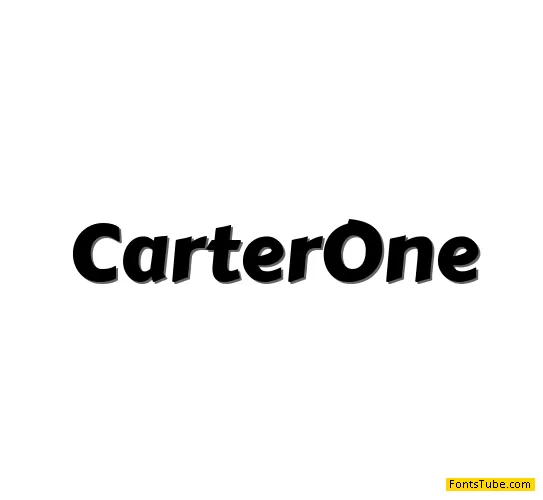 Carter One Font
