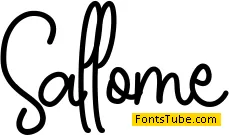 Sallome Font