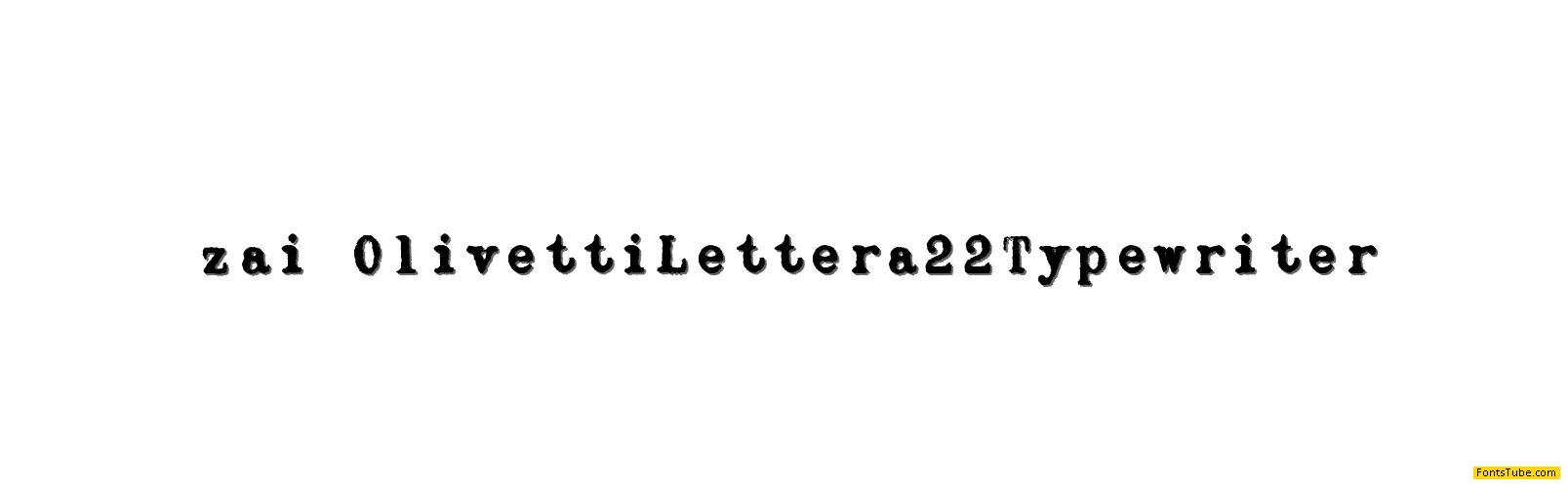 zai Olivetti Lettera 22 Typewriter
