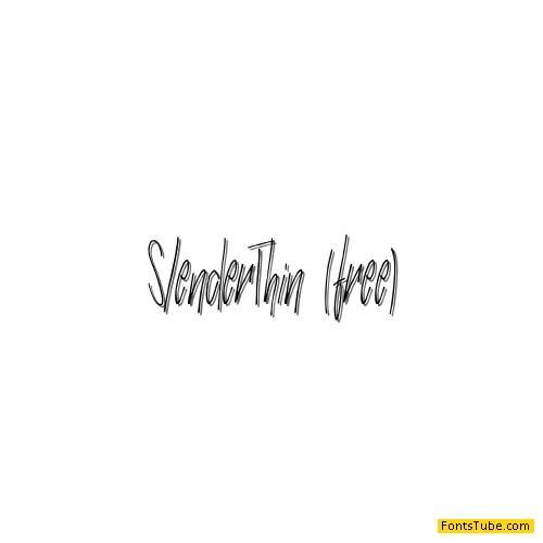 SlenderThin Font