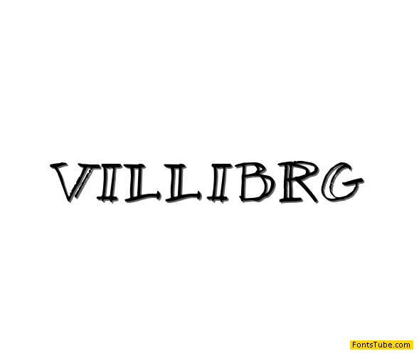 Village Idiot BB Font