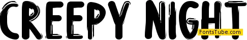 Creepy Night Font