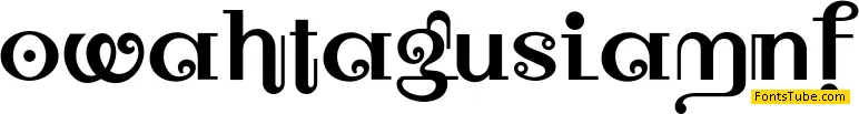 Owah Tagu Siam NF Font