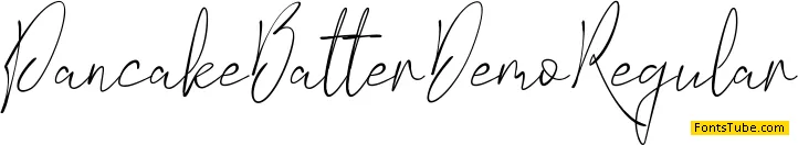 Pancake Batter Demo Font Family
