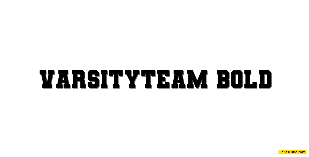 Varsity Team Font