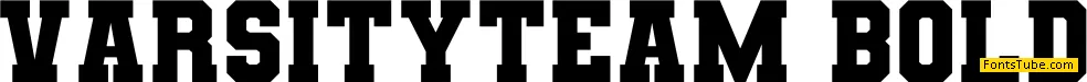 Varsity Team Font