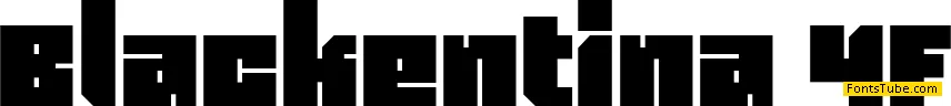 Blackentina 4F Font Family