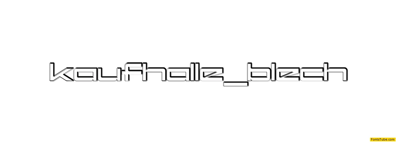 kaufhalle Font Family