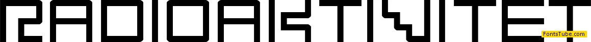 Radioaktivitet Font