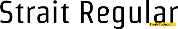 Strait Font