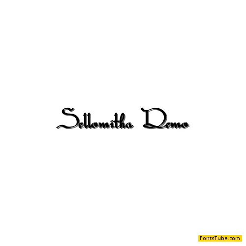 Sellomitha Demo Font