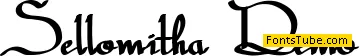 Sellomitha Demo Font