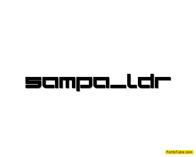Sampa LDR Font