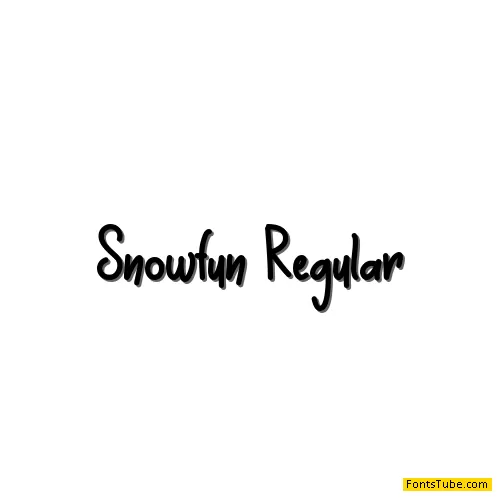 Snowfun Font