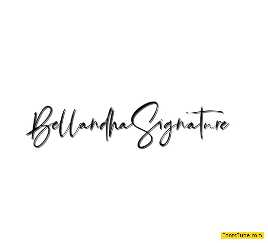 Bellandha Signature Font