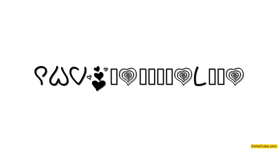 PW Valentine Love Font