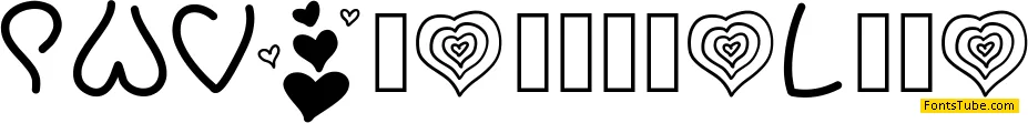 PW Valentine Love Font