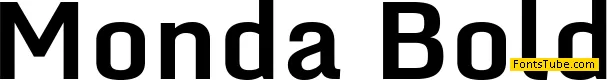Monda Font Family