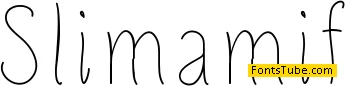 Slimamif Font