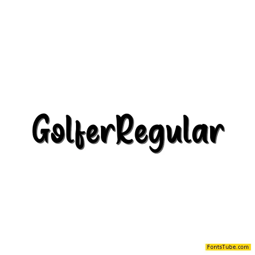 Golfer Font