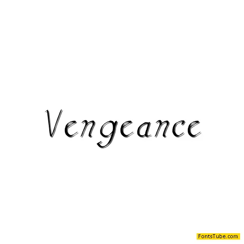 Vengeance Font