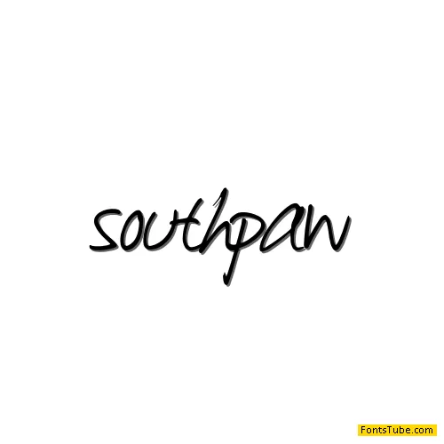 Southpaw Font