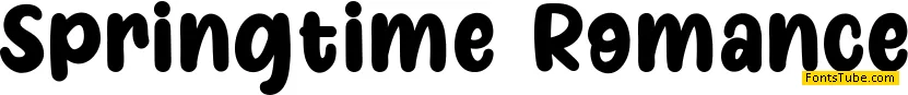 Springtime Romance Font