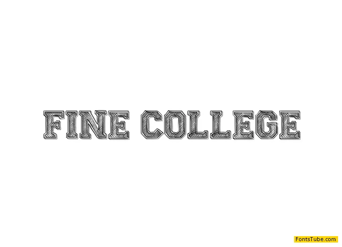Fine College Font