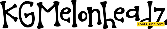 KG Melonheadz Font