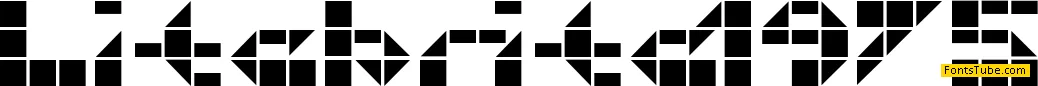 Litebrite 1975 Font