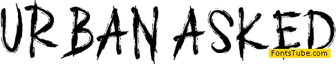 URBAN ASKED Font