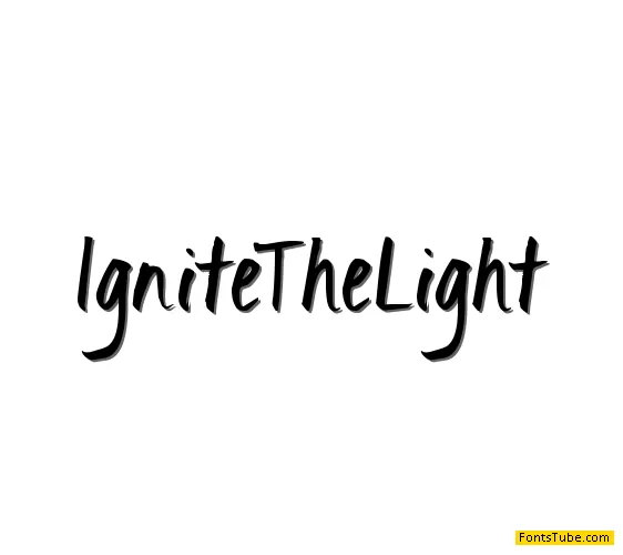 Ignite the Light Font
