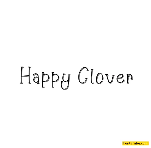 Happy Clover Font