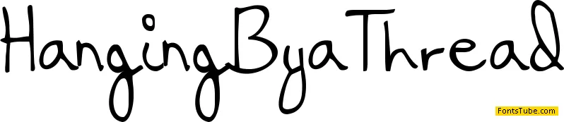 Hanging By a Thread Font