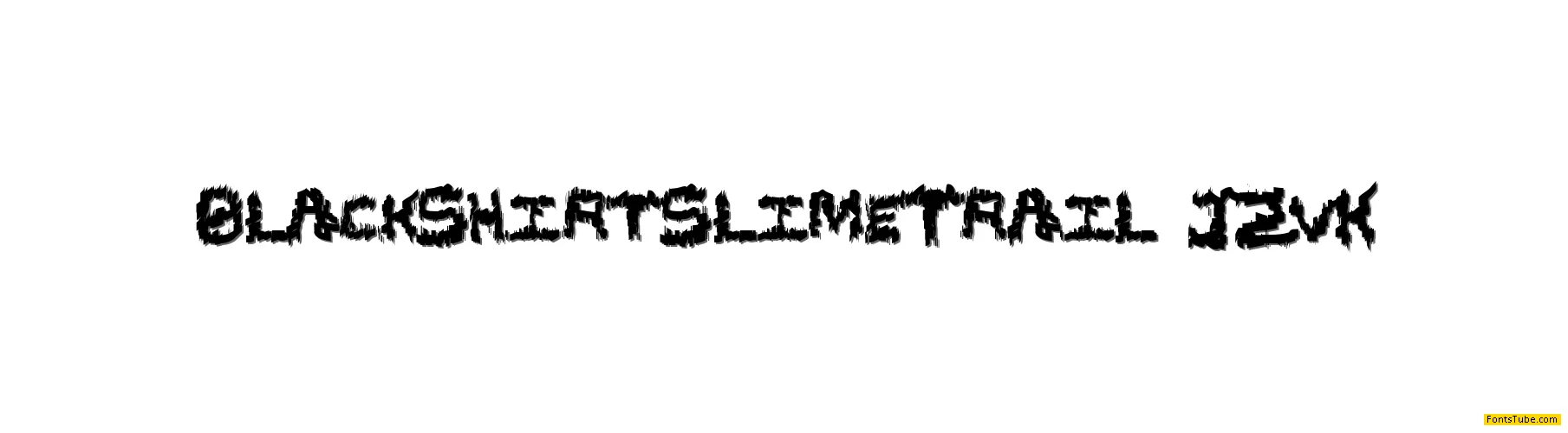 Black Shirt Slime Trail