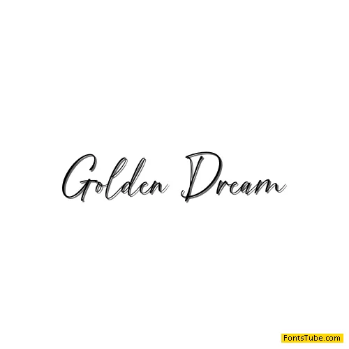 Golden Dream Font