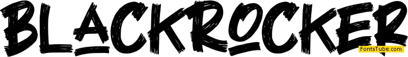 Black Rocker Font