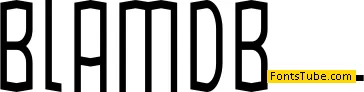 BlamDude BB Font Family
