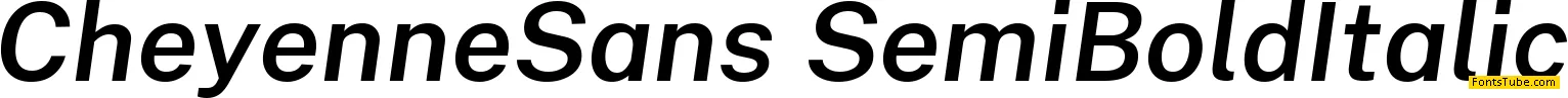 Cheyenne Sans Font Family