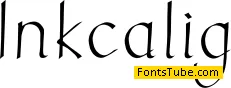 Inkcalig Font