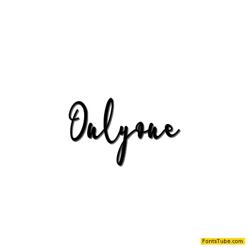 onlyone Font