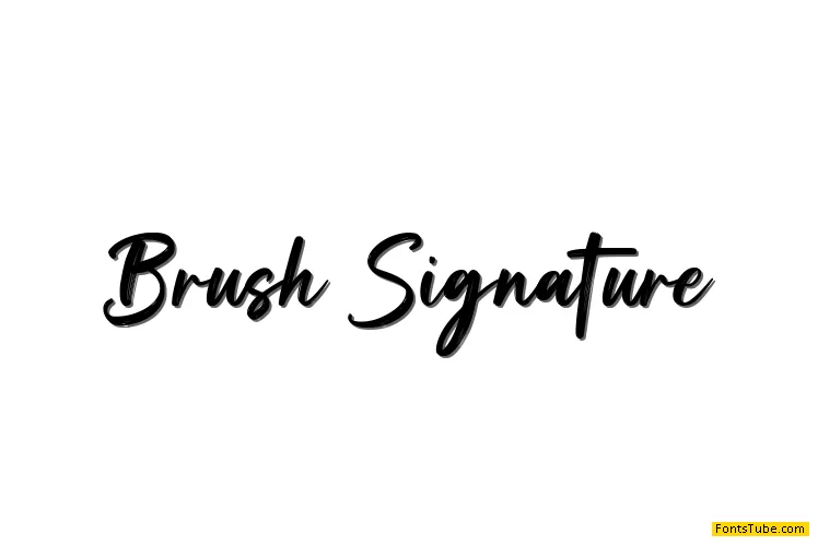 Brush Signature