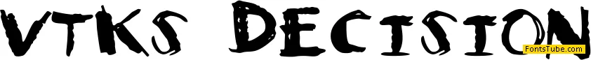 Vtks Decision Font
