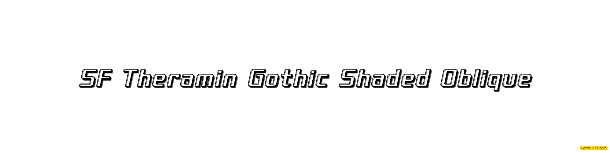 SF Theramin Gothic Font Family