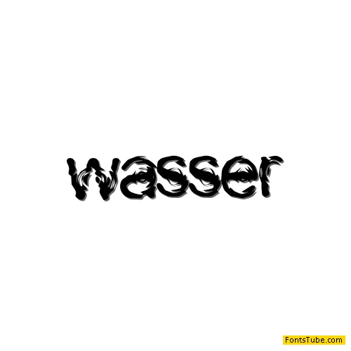Wasser Font