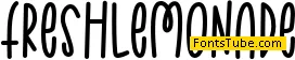 FreshLemonade Font