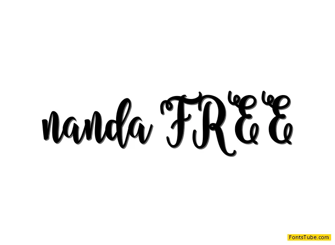 nanda Script FREE Font