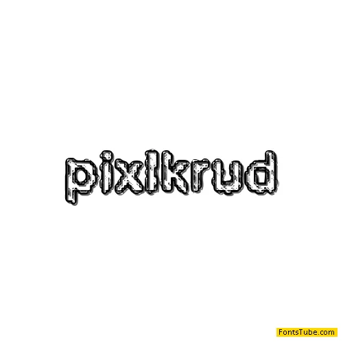 Pixel Krud BRK Font