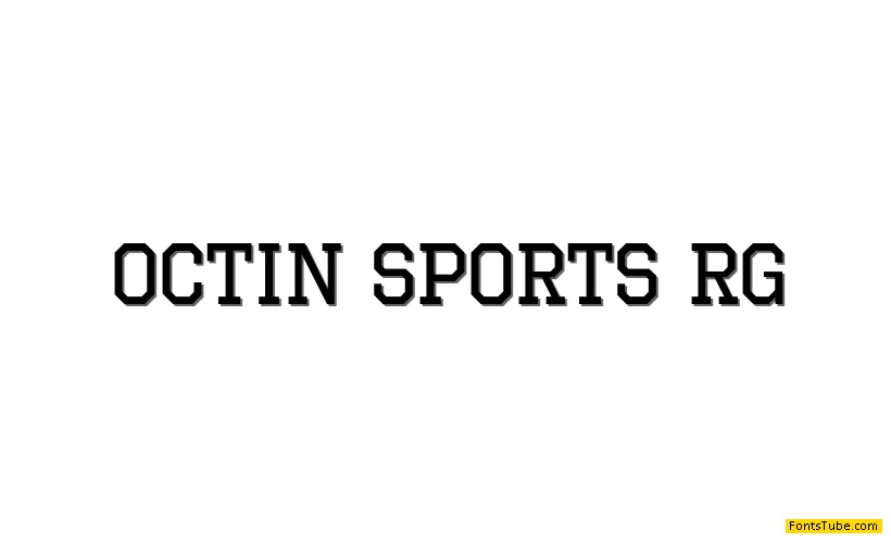 Octin Sports Font